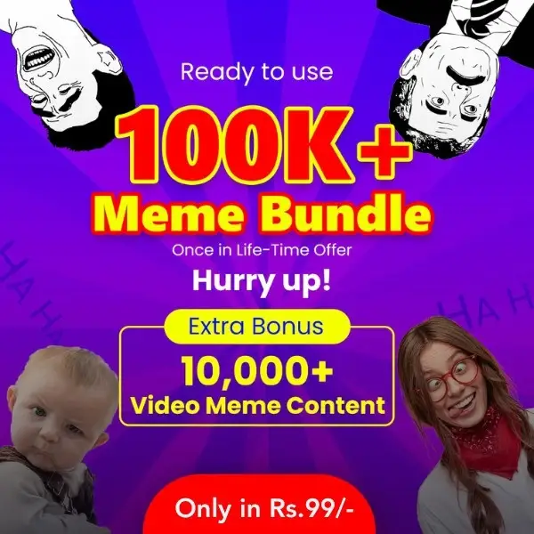 100K+ Viral Meme Bundle Images & Videos